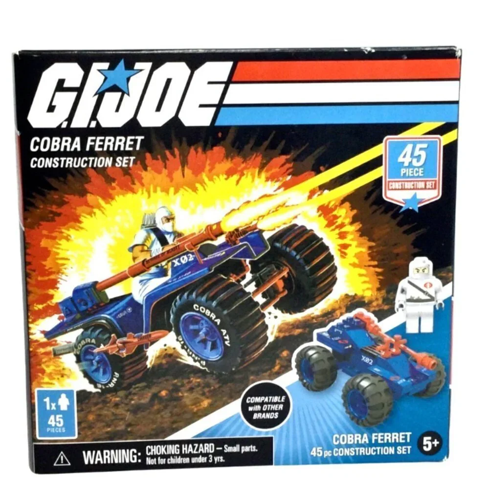 Hasbro G.I. Joe Cobra Ferret Kids‎ Military Vehicle Construction Set 45 Pieces - Picture 4 of 4